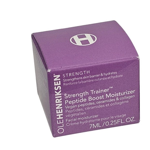 OLE HENRIKSEN Strength Trainer Peptide Boost Moisturizer Vegan 0.25 fl oz Travel - Picture 3 of 5